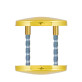 Щиток Abloy LH002 A ROUND латунь полированная 38-60мм универсальное MS Kila комплект Щиток Abloy LH002 A ROUND латунь полированная 38-60мм универсальное MS Kila комплект