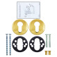 Щиток Abloy LH002 PZ ROUND латунь полированная 38-60мм универсальное MS Kila комплект Щиток Abloy LH002 PZ ROUND латунь полированная 38-60мм универсальное MS Kila комплект