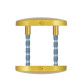 Щиток Abloy LH002 PZ ROUND латунь мат 38-60мм универсальное MS HA комплект Щиток Abloy LH002 PZ ROUND латунь мат 38-60мм универсальное MS HA комплект