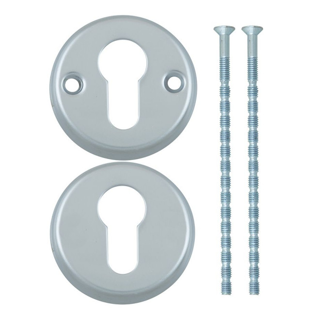 Щиток ABLOY LH004 PZ ROUND Хром_сатин 35-40мм наскрізь FE_HCR Комплект