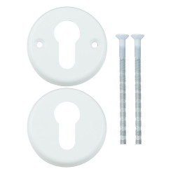 Щиток ABLOY LH004 PZ ROUND Фарба_біла 35-40мм наскрізь FE_JVA Комплект Щиток ABLOY LH004 PZ ROUND Фарба_біла 35-40мм наскрізь FE_JVA Комплект