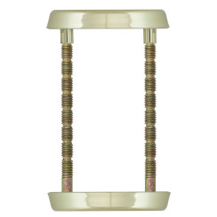 Щиток ABLOY LH004 PZ ROUND Лак_золотистий 35-40мм наскрізь FE_KULA Комплект Щиток ABLOY LH004 PZ ROUND Лак_золотистий 35-40мм наскрізь FE_KULA Комплект