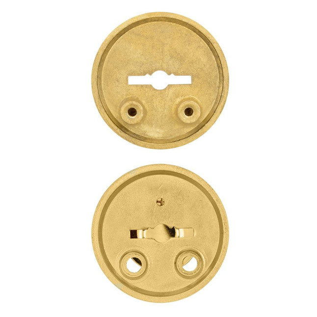 Щиток Abloy 113 LEVER KEY ROUND латунь мат HA Щиток Abloy 113 LEVER KEY ROUND латунь мат HA