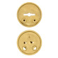 Щиток Abloy 113 LEVER KEY ROUND латунь мат HA Щиток Abloy 113 LEVER KEY ROUND латунь мат HA
