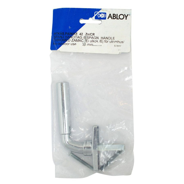 Ручка оконная Abloy DH42 mov FIN FOR WINDOW Plate хром полированный насквозь ZN CR внутренний, шток 8мм Ручка оконная Abloy DH42 mov FIN FOR WINDOW Plate хром полированный насквозь ZN CR внутренний, шток 8мм