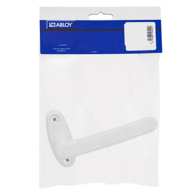 Ручка оконная Abloy 50/152 mov FIN FOR WINDOW Oval краска белая накладные ZN JVA внутренний Ручка оконная Abloy 50/152 mov FIN FOR WINDOW Oval краска белая накладные ZN JVA внутренний