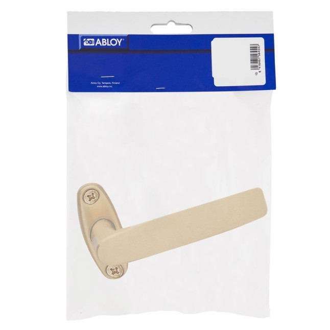 Ручка оконная Abloy 54/152 mov FIN FOR WINDOW Oval латунь мат накладные MS HA внутренний Ручка оконная Abloy 54/152 mov FIN FOR WINDOW Oval латунь мат накладные MS HA внутренний