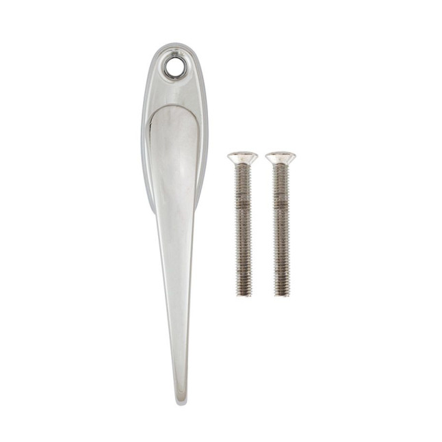 Ручка оконная Abloy 59/152 mov FIN FOR WINDOW Oval хром полированный накладные ZN CR внутренний Ручка оконная Abloy 59/152 mov FIN FOR WINDOW Oval хром полированный накладные ZN CR внутренний