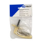Ручка оконная Abloy 59/152 mov FIN FOR WINDOW Oval латунь полированная накладные MS Kila внутренний Ручка оконная Abloy 59/152 mov FIN FOR WINDOW Oval латунь полированная накладные MS Kila внутренний