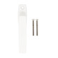 Ручка оконная Abloy DH83 mov FIN FOR WINDOW Plate краска белая насквозь ZN JVA внутренний, шток 8мм Ручка оконная Abloy DH83 mov FIN FOR WINDOW Plate краска белая насквозь ZN JVA внутренний, шток 8мм