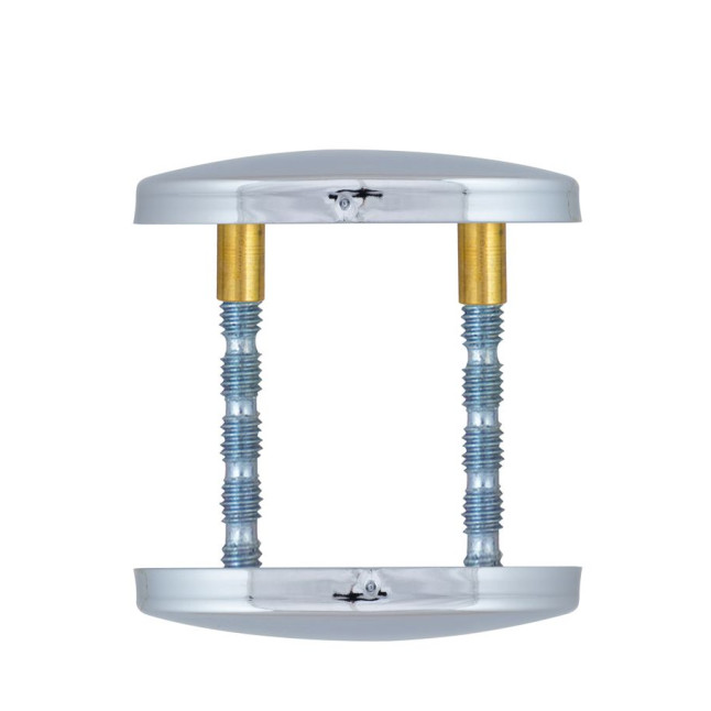 Щиток Abloy LH002 O ROUND хром полированный 38-60мм универсальное MS CR комплект