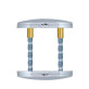 Щиток Abloy LH002 O ROUND хром полированный 38-60мм универсальное MS CR комплект