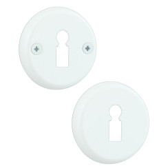 Щиток ABLOY LH004 BB ROUND Фарба_біла наскрізь FE_JVA Комплект Щиток ABLOY LH004 BB ROUND Фарба_біла наскрізь FE_JVA Комплект