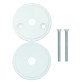 Щиток Abloy 005 O FIN ROUND краска белая насквозь ZN JVA комплект Щиток Abloy 005 O FIN ROUND краска белая насквозь ZN JVA комплект
