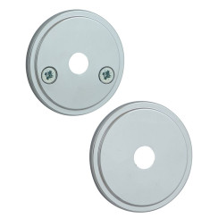 Щиток Abloy 005 O FIN ROUND хром полированный насквозь ZN CR комплект