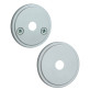 Щиток Abloy 005 O FIN ROUND хром полированный насквозь ZN CR комплект Щиток Abloy 005 O FIN ROUND хром полированный насквозь ZN CR комплект