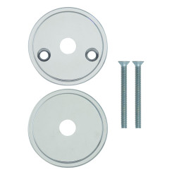 Щиток Abloy 005 O FIN ROUND хром полированный насквозь ZN CR комплект Щиток Abloy 005 O FIN ROUND хром полированный насквозь ZN CR комплект