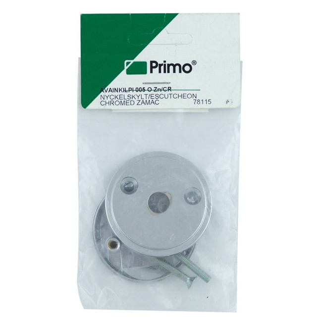 Щиток Abloy 005 O FIN ROUND хром полированный насквозь ZN CR комплект Щиток Abloy 005 O FIN ROUND хром полированный насквозь ZN CR комплект