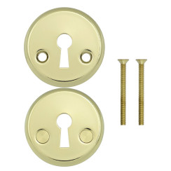 Щиток ABLOY 016 A_FIN ROUND Лак_золотистий наскрізь FE_KULA Комплект Щиток ABLOY 016 A_FIN ROUND Лак_золотистий наскрізь FE_KULA Комплект