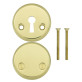 Щиток Abloy 016+028 FIN ROUND латунь полированная насквозь MS Kila комплект Щиток Abloy 016+028 FIN ROUND латунь полированная насквозь MS Kila комплект