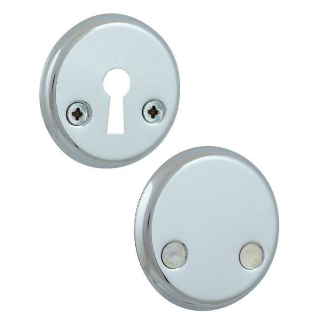 Щиток Abloy 016+028 FIN ROUND хром полированный насквозь MS CR комплект Щиток Abloy 016+028 FIN ROUND хром полированный насквозь MS CR комплект