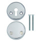 Щиток Abloy 016+028 FIN ROUND хром полированный насквозь MS CR комплект Щиток Abloy 016+028 FIN ROUND хром полированный насквозь MS CR комплект