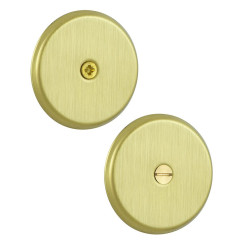 Щиток 027 Abloy P FIN ROUND латунь мат насквозь MS HA комплект