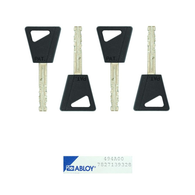 Комплект ключей Abloy DISCLOCK Pro 4KEY+CARD 