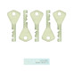 Комплект ключей Abloy PROFILE 5KEY+CARD 