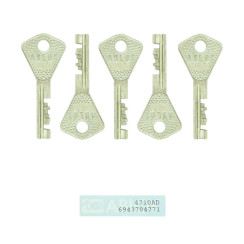 Комплект ключей Abloy PROFILE 5KEY+CARD 