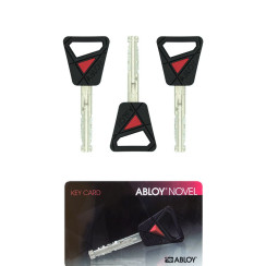 Комплект_ключів ABLOY NOVEL 3KEY_35mm+CARD