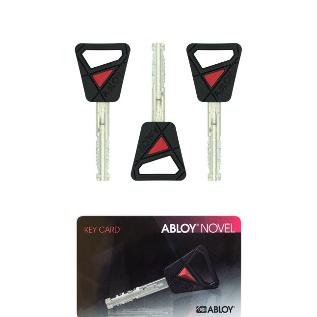 Комплект ключей Abloy NOVEL 3KEY 35mm+CARD Комплект ключей Abloy NOVEL 3KEY 35mm+CARD