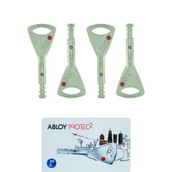 Комплект ключей Abloy *PROTEC 2 4KEY+CARD 