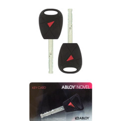 Комплект ключей Abloy NOVEL 2KEY 45mm+CARD 