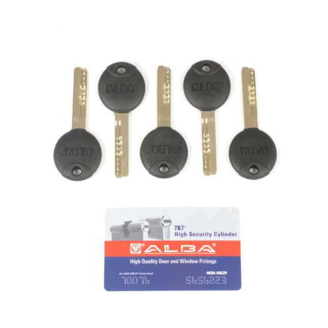 Комплект ключей MUL-T-LOCK ALBA 5KEY+CARD 