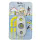 Ручка віконна DISEC BMAR02 DIN_FOR_WINDOW OVAL Хром_мат CR_MAT Внутрішня