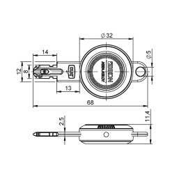 Ключ IKON e-CLIQ 1KEY CLIQ GO Ключ IKON e-CLIQ 1KEY CLIQ GO