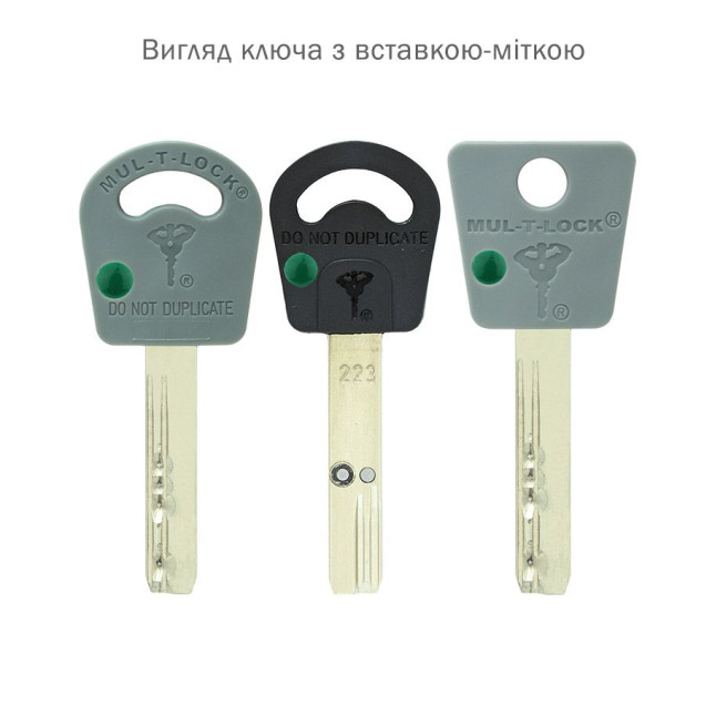 Вставка-мітка_кольорова MUL-T-LOCK GREEN 7x7/CLASSIC/INTERACTIVE (500шт)