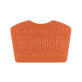 Вставка-лого_кольорова MUL-T-LOCK ЛОКСМАЙСТЕР ORANGE (50шт.)