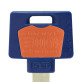 Вставка-лого_кольорова MUL-T-LOCK ЛОКСМАЙСТЕР ORANGE (50шт.)
