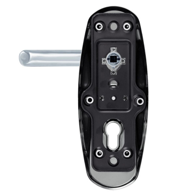 Фурнітура захисна MUL-T-LOCK PLATINUM SH300 mov-mov DIN PLATE 85/90мм Хром_полірований 50-55мм 3клас Platinum NICKEL_CHROME Комплект