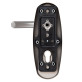 Фурнітура захисна MUL-T-LOCK PLATINUM SH300 fix-mov DIN PLATE 85/90мм Нікель_сатин 50-55мм 3клас Platinum NICKEL_SATIN Комплект