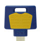 Вставка-лого_кольорова MUL-T-LOCK BEZOPASNOST.UA YELLOW (1000шт.)