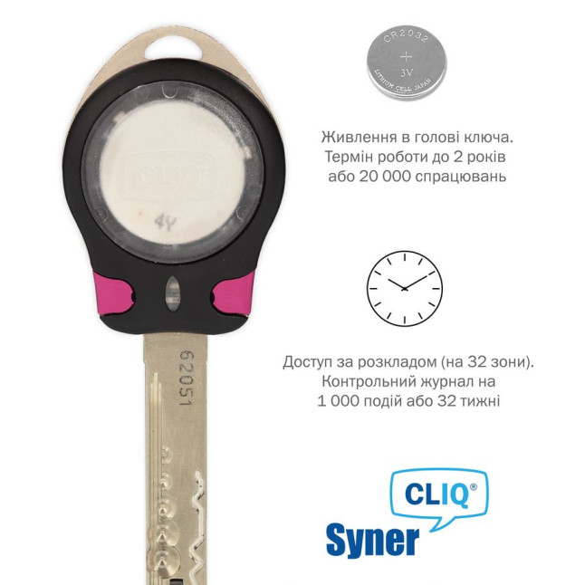 Ключ Mul-t-lock *MT5+ 1KEY CLIQ