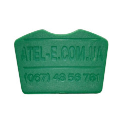 Вставка-лого цветная Mul-t-lock ATEL-E GREEN (1000шт.) Вставка-лого цветная Mul-t-lock ATEL-E GREEN (1000шт.)