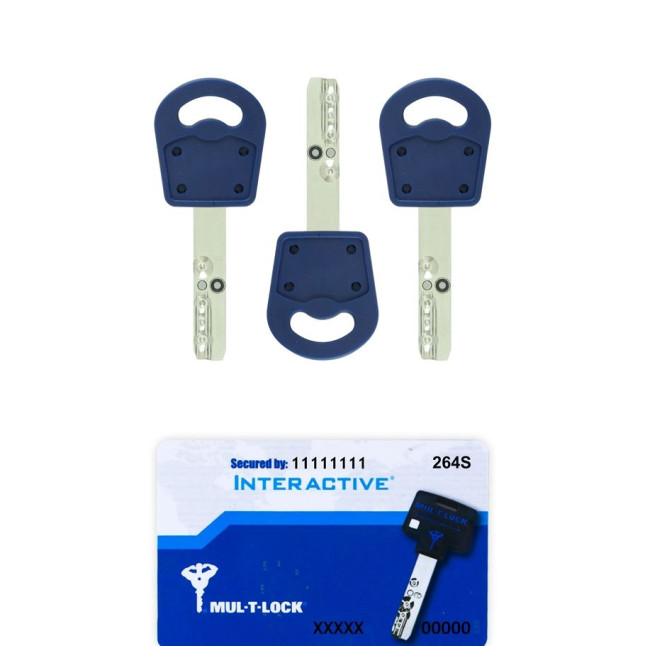 Комплект_ключів MUL-T-LOCK INTERACTIVE 3KEY+CARD