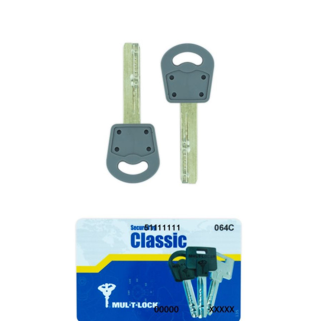 Комплект ключей Mul-t-lock Classic 2KEY+CARD 