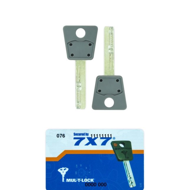 Комплект_ключів MUL-T-LOCK 7x7 2KEY+CARD