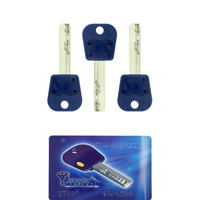Комплект ключей Mul-t-lock INTEGRATOR 3KEY+CARD Комплект ключей Mul-t-lock INTEGRATOR 3KEY+CARD