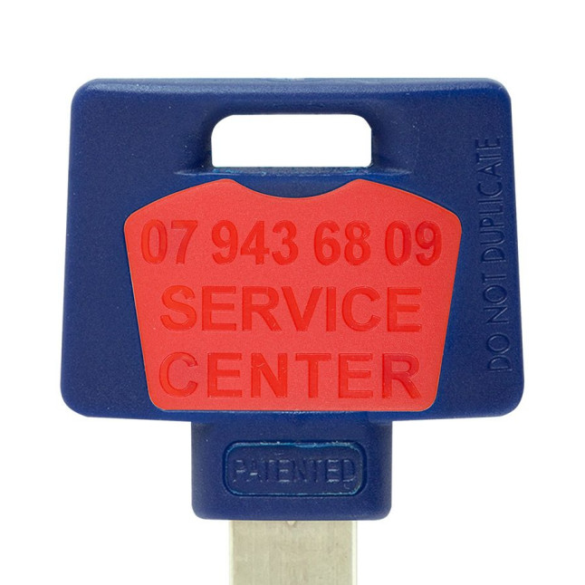 Вставка-лого_кольорова MUL-T-LOCK SERVICE CENTER RED (1000шт.)